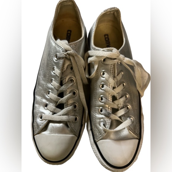Converse Shoes - Converse All Star Silver Sneaker